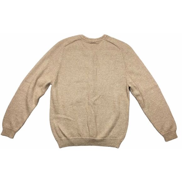 MonRepos Alpaca wool tan button up cardigan - Picture 3 of 6